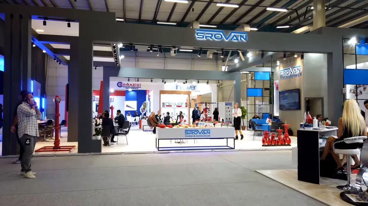 ISK-SODEX 2021 Fuarı - Srovan Yangın Korunum Standı